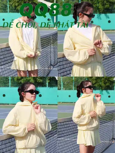 Công nghệ UV Protection hỗ trợ ngăn chặn đến 90% tia cực tím, bảo vệ da dưới nắng gắt trên sân đấu Pickleball. Ảnh: TikTok @teddie