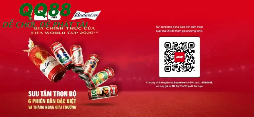 Người hâm mộ dễ dàng tham gia chương trình của Budweiser qua ứng dụng Zalo
